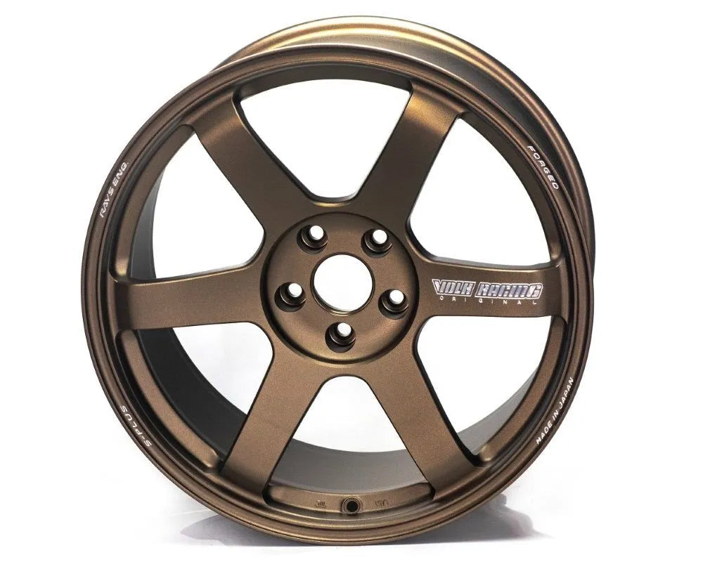 Volk Racing TE37 Saga S-plus Wheel 18x9.5 5x120 45mm Bronze Almite - WVDG2X45WA